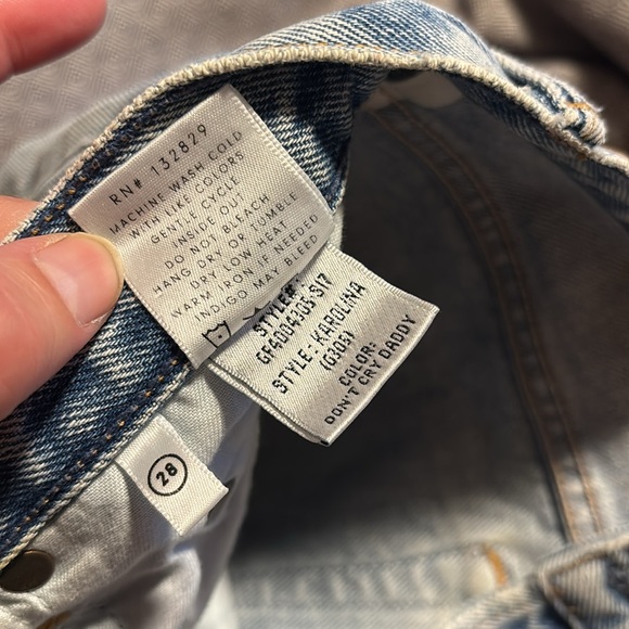 Distressed Light Blue Jeans - Picture 5 of 5